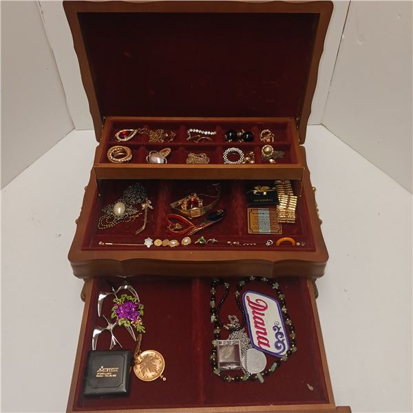 Estate Jewelry Box Full