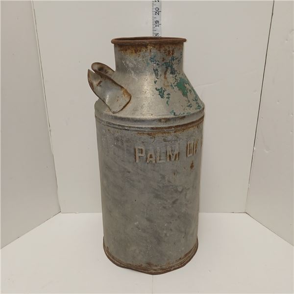 Antique Palm Dairies Calgary Cream Can