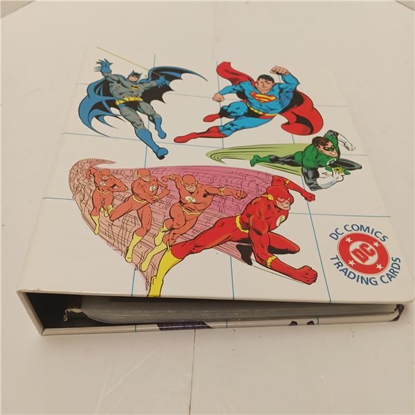 Binder Of 180 Dc Comics Trading Cards