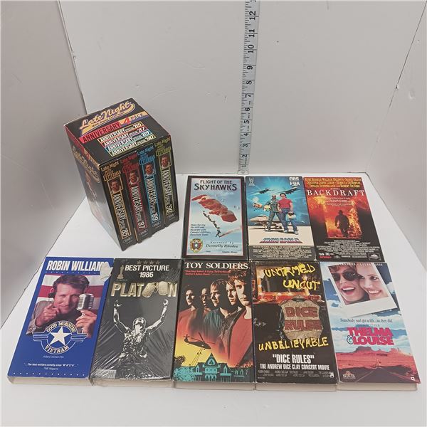12 Vhs Tapes