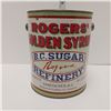 Image 1 : Old Rogers Syrup Tin With Smoke Stack "The B.C Sugar Refining Co Ltd And Mobiloil Can