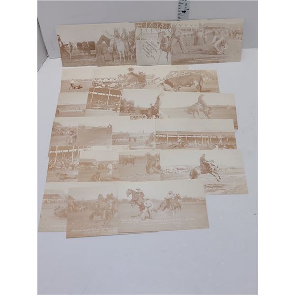 24 Postcards Of 1St Calgary Stampede 1912