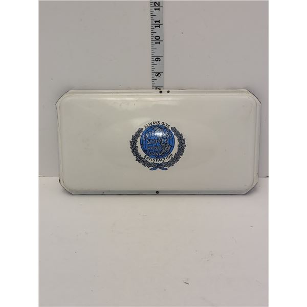 Antique Porcelain Enterprise Stoves Advertising Sign