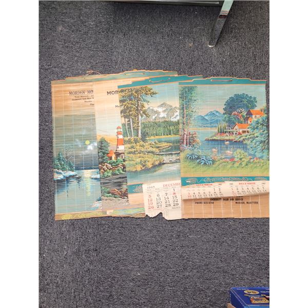 4 1960'S Morden,Mb Motors Calendars