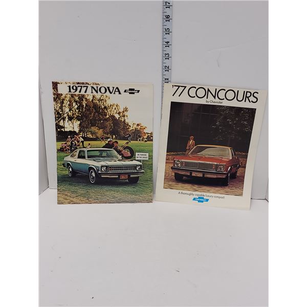 2 1977 Chrysler Dealer Brochures
