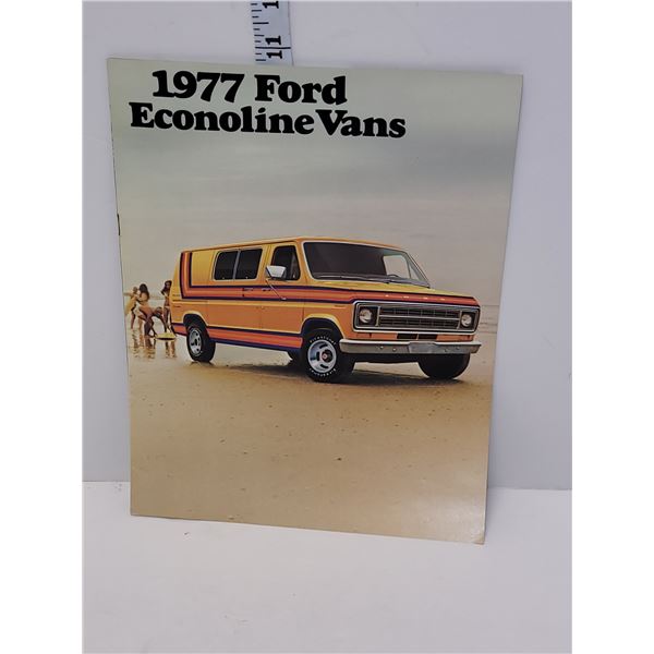 1977 Ford Econoline Vans Dealer Brochure
