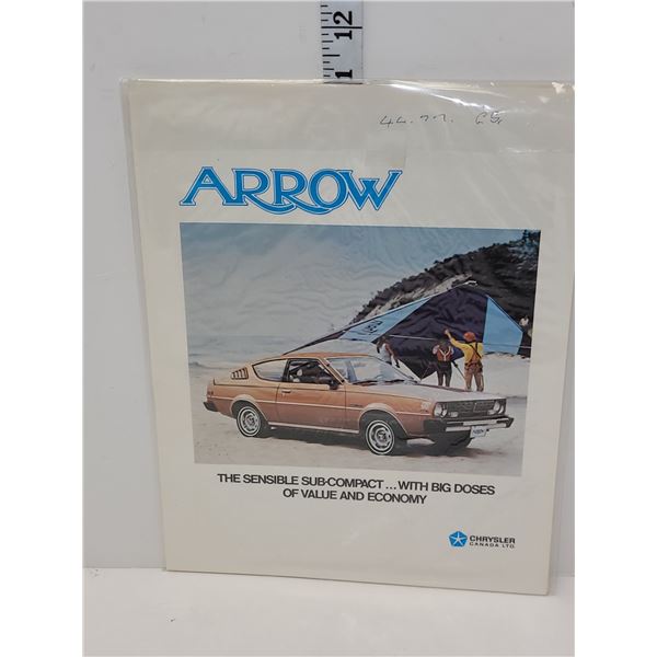 2 1977 Chrysler Dealer Brochures