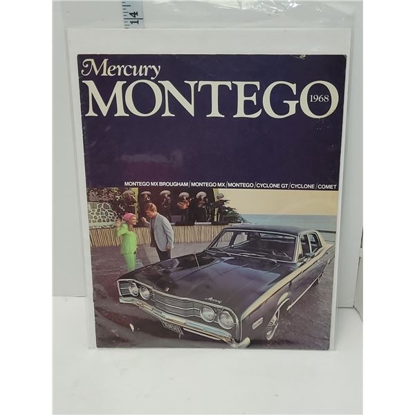 1968 Mercury Montego Dealer Brochure