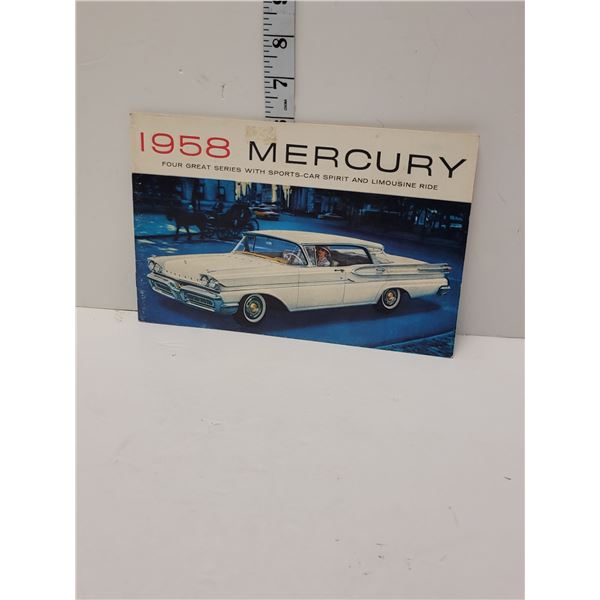 1958 Mercury Dealer Brochure
