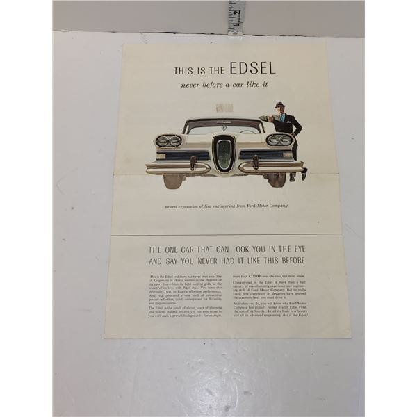Ford Edsel Dealer Brochure