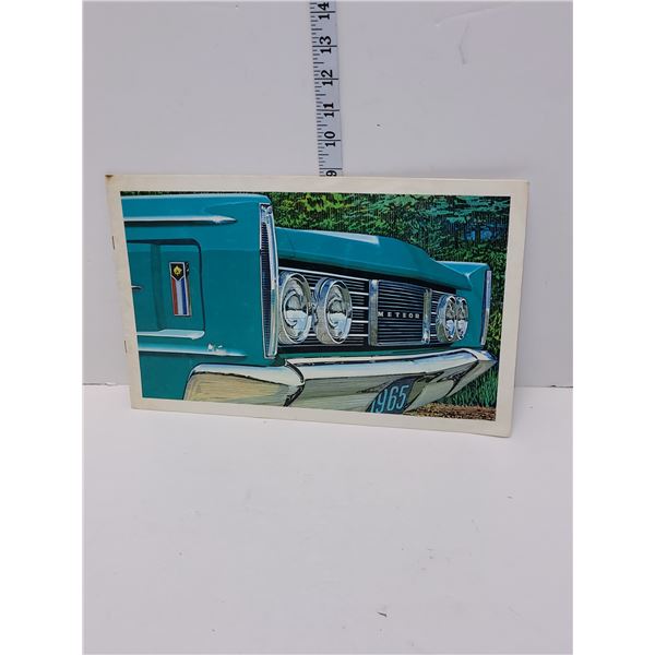 1965 Mercury Meteor Dealer Brochure