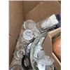 Image 19 : Large Box of Various Glasswares & Decor