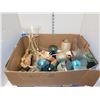 Image 1 : Large Box of Various Glasswares & Decor