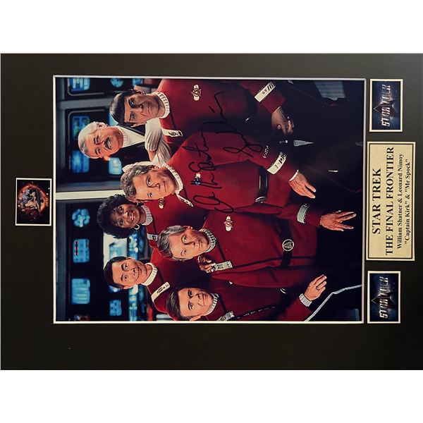Star Trek cast signed photo