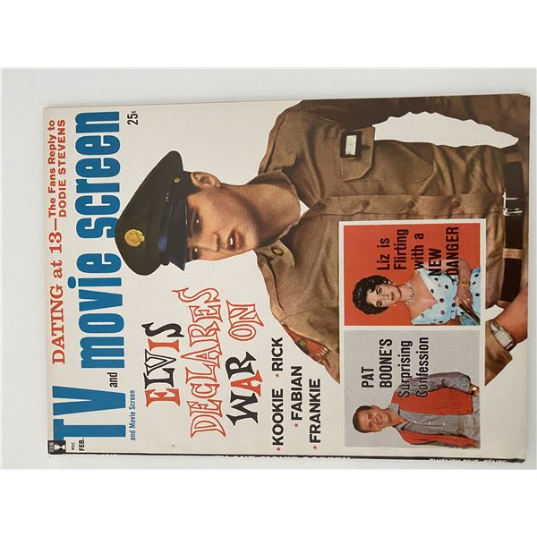 TV and Movie Screen Magazine. February 1960 Issue