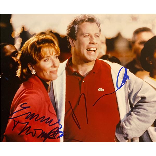 Primary Colors Emma Thompson and John Travolta signed movie photo