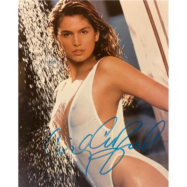 Cindy Crawford signed photo