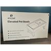 Image 2 : 1 Els Pet Raised Adjustable/Elevated Pet Food Bowl (4 Adjustable Heights)  - Brand New!