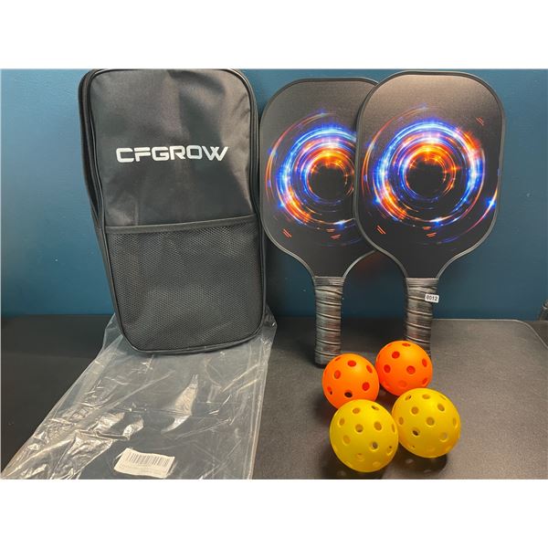 1 Pickleball Paddle Set - 4 Paddles + 4 Balls Included - Brand New!