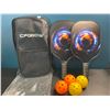 Image 1 : 1 Pickleball Paddle Set - 4 Paddles + 4 Balls Included - Brand New!