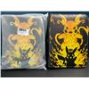 Image 1 : 2 Leather Premium Trading Card Storage Binders - Pikachu Design - Brand New