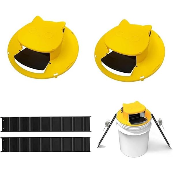 2 Packs of Bucket Mouse Traps - 2 Per Pack/4 Total - Brand New