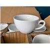 Image 2 : 1 Box of 6 Porcelain Tea/Coffee Cups - Brand New