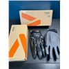 Image 2 : 2 Pairs of VGO Seamless Heavy-Duty Mechanic Gloves/Knuckle Impacted Work Gloves - Brand New