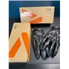 Image 2 : 2 Pairs of VGO Seamless Heavy-Duty Mechanic Gloves/Knuckle Impacted Work Gloves - Brand New