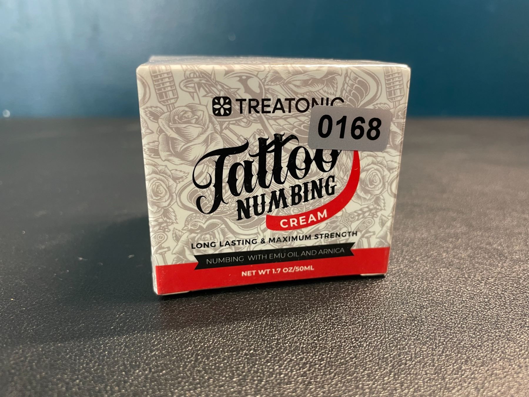 Treatonic Maximum Strength Numbing Cream: Numbing Cream for Discomfort, Burn, Itch & Pain Relief- Fast-Acting, Soothing Topical Anesthetic with Menthol & Emu Oil - 1.7oz / 2 Pack