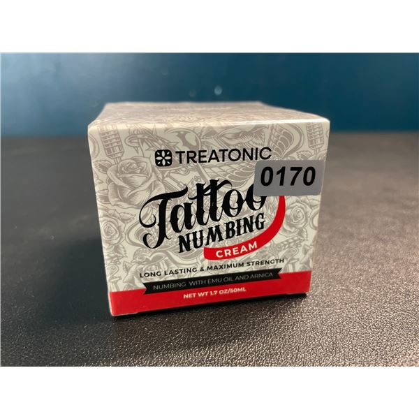 1 Treatonic Tattoo Numbing Cream  - Long Lasting & Maximum Strength - 1.7oz/50ml - New