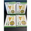 Image 1 : 4 Boxes of Insect Traps/Sticky Fruit Fly Traps - 48PCS Per Pack - New