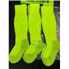 Image 3 : 2 Multi-Packs of Marchare Boys Knee-High Sports/Soccer Socks - Green - 3 Pairs Each/6 Total - New