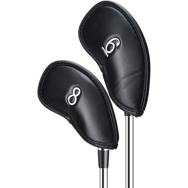 2 Packs of Golf Club Iron Head Covers - 12 PCS each - Synthetic Leather - Brand New