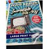 Image 4 : Lot of 3 Large Print Coloring Books for Adults + 1 Word Search for Adults (50's-90's Themed) - New