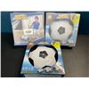 Image 1 : 3 Hover Soccer Ball Toys - Indoor Interactive/Light-Up Soccer Ball Toys for Kids - New