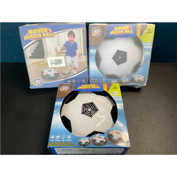 3 Hover Soccer Ball Toys - Indoor Interactive/Light-Up Soccer Ball Toys for Kids - New