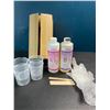 Image 1 : 1 Crystal Clear Epoxy Resin Crafting Kit - 16oz Kit - Brand New!