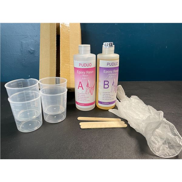 1 Crystal Clear Epoxy Resin Crafting Kit - 16oz Kit - Brand New!