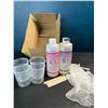 Image 1 : 1 Crystal Clear Epoxy Resin Crafting Kit - 16oz Kit - Brand New!