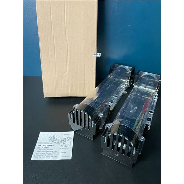 Box of 2 Auto-Lock Door Mouse Traps - Brand New