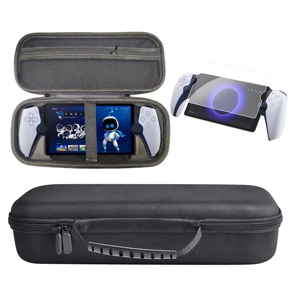 1 Playstation Portal Hard Protective Carry Case with Screen Protector