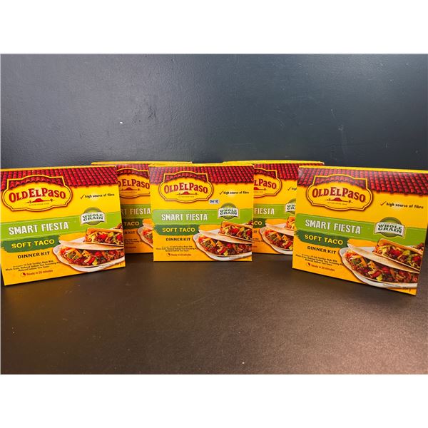 5 Boxes of Old El Paso Smart Fiesta Soft Taco Dinner Kits EXP 12/25/24