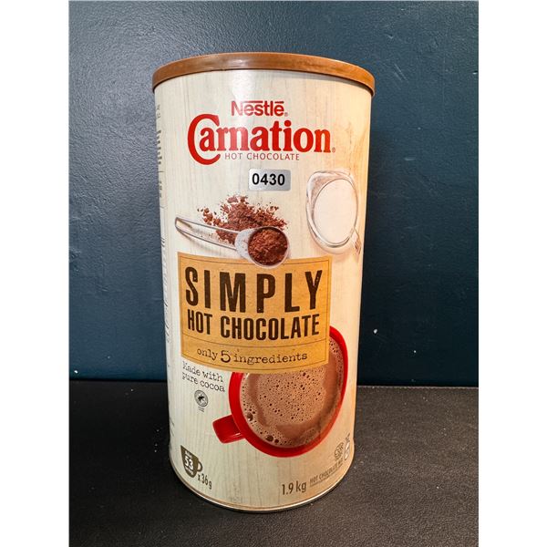1 Nestle Carnation Simply Hot Chocolate 1.9KG EXP 01/13/26