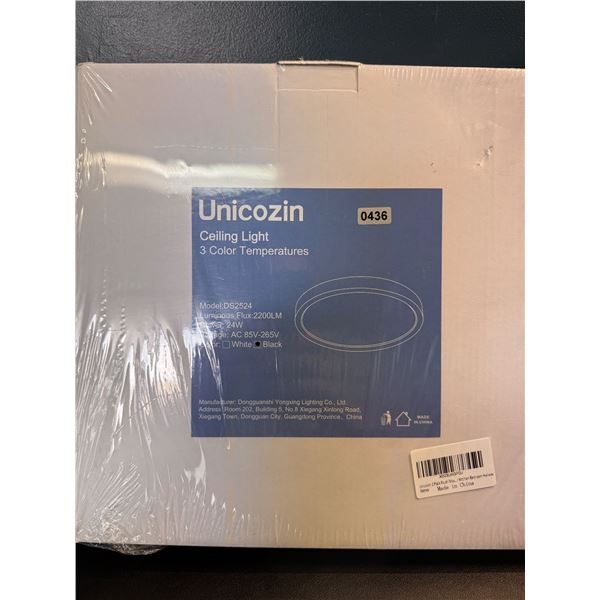 1 Unicozin 2 Pack of 3 Color Temperature Ceiling Lights