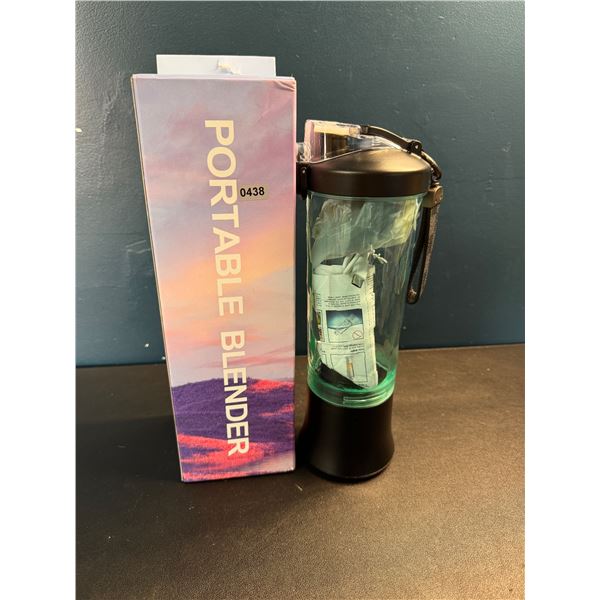 1 Portable Blender with LED Light and Carry Strap