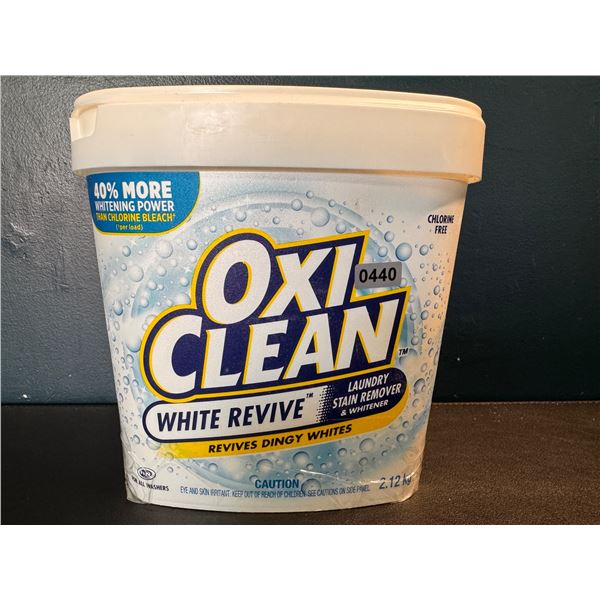 1 2.12KG Tub of Oxi Clean with Revive