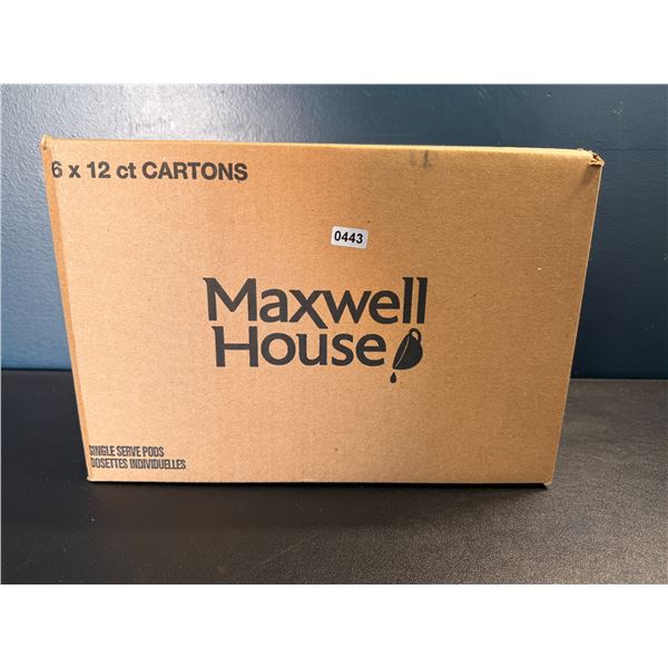1 Box of Maxwell House French Vanilla Coffee - 6 Boxes of 12 EXP 25/06/17