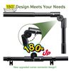 Image 3 : 1 Box of U Shaped Combination Adjustable 180 Degree Curtain Rods