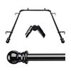 Image 1 : 1 Box of U Shaped Combination Adjustable 180 Degree Curtain Rods